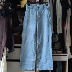Zara Light Blue Wide-Leg Jeans NWOT Size 4